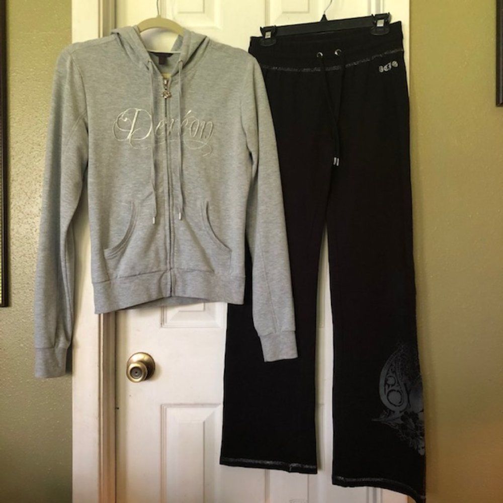 Dereon Hoodie & BCBGMaxAzria pants-2 pc bundle-M